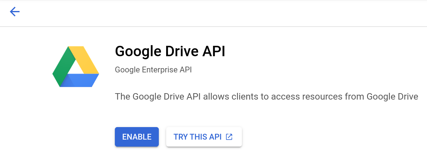 Kopia 启用 Google Drive API