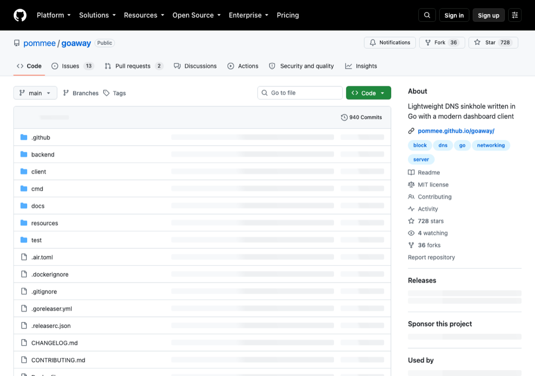 GoAway github