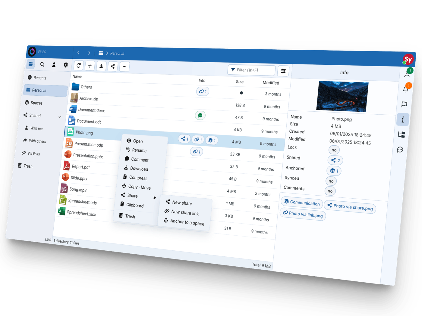 Sync-in server