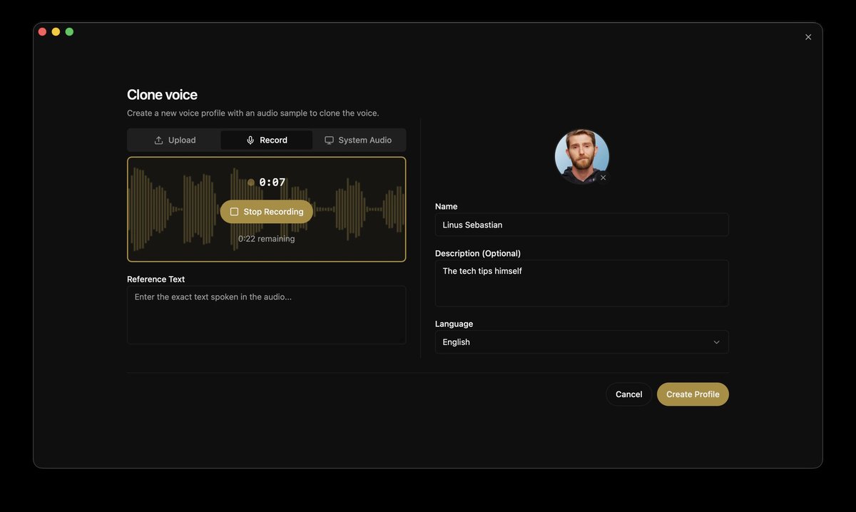 Voicebox screenshot